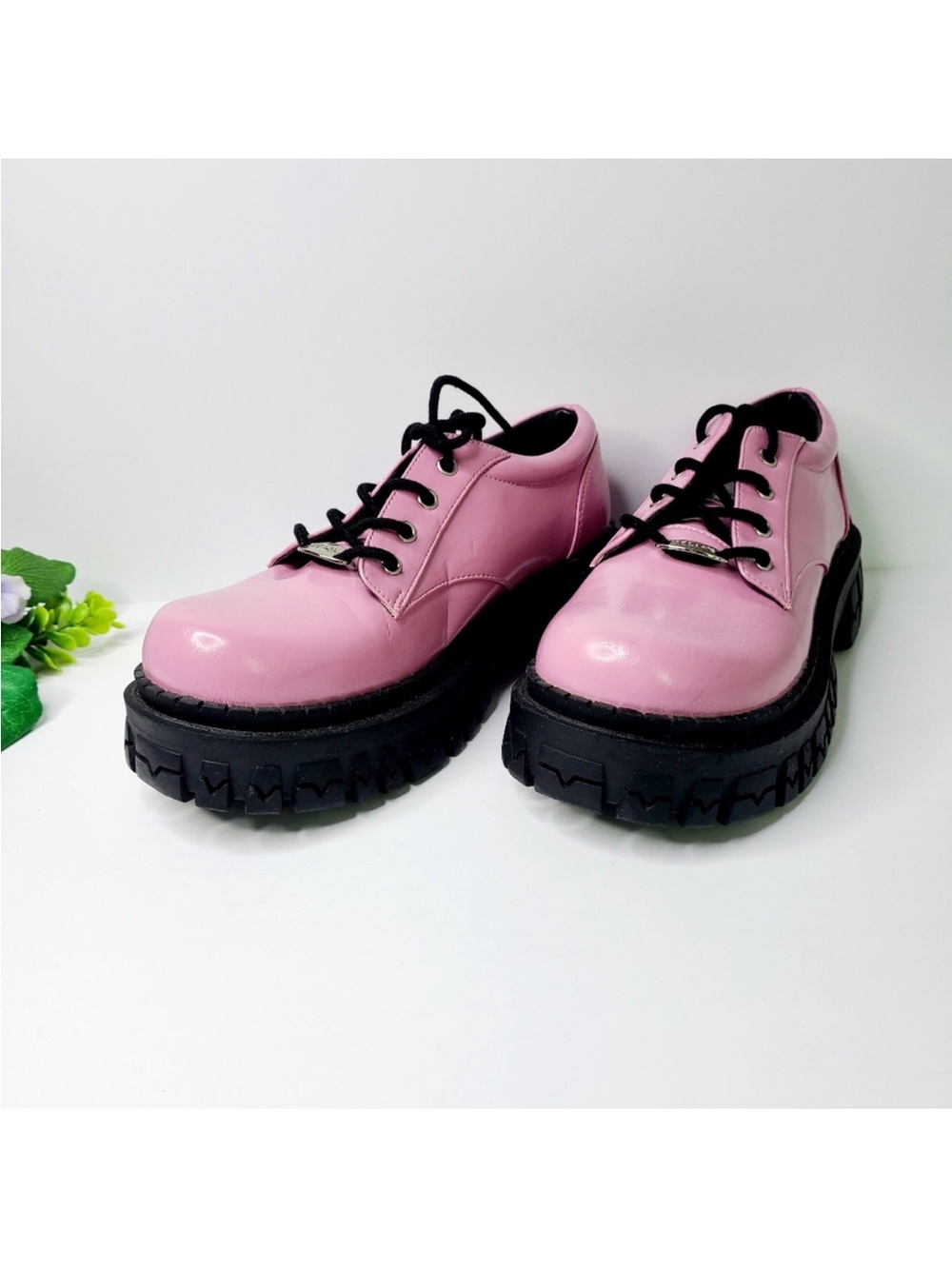 Delia's Dolls Kill Bubblegum Teen Craft Oxford Platform Chunky Shoes